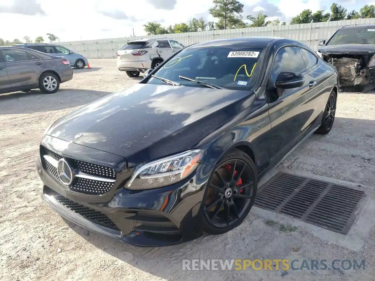 2 Photograph of a damaged car WDDWJ8DB8KF894899 MERCEDES-BENZ C-CLASS 2019