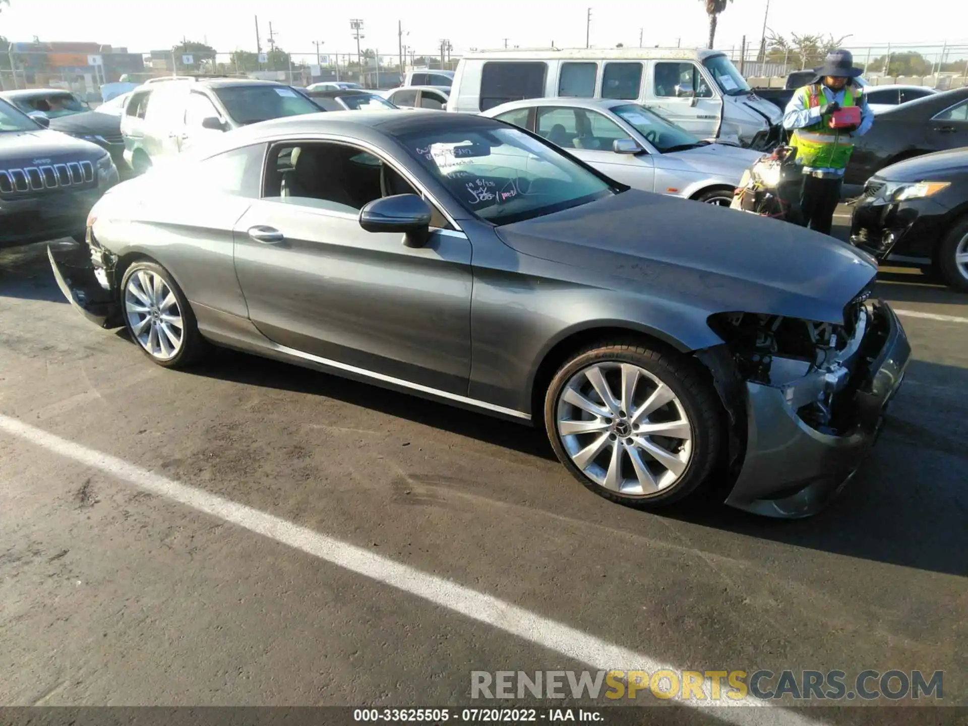 1 Photograph of a damaged car WDDWJ8DB9KF772004 MERCEDES-BENZ C-CLASS 2019