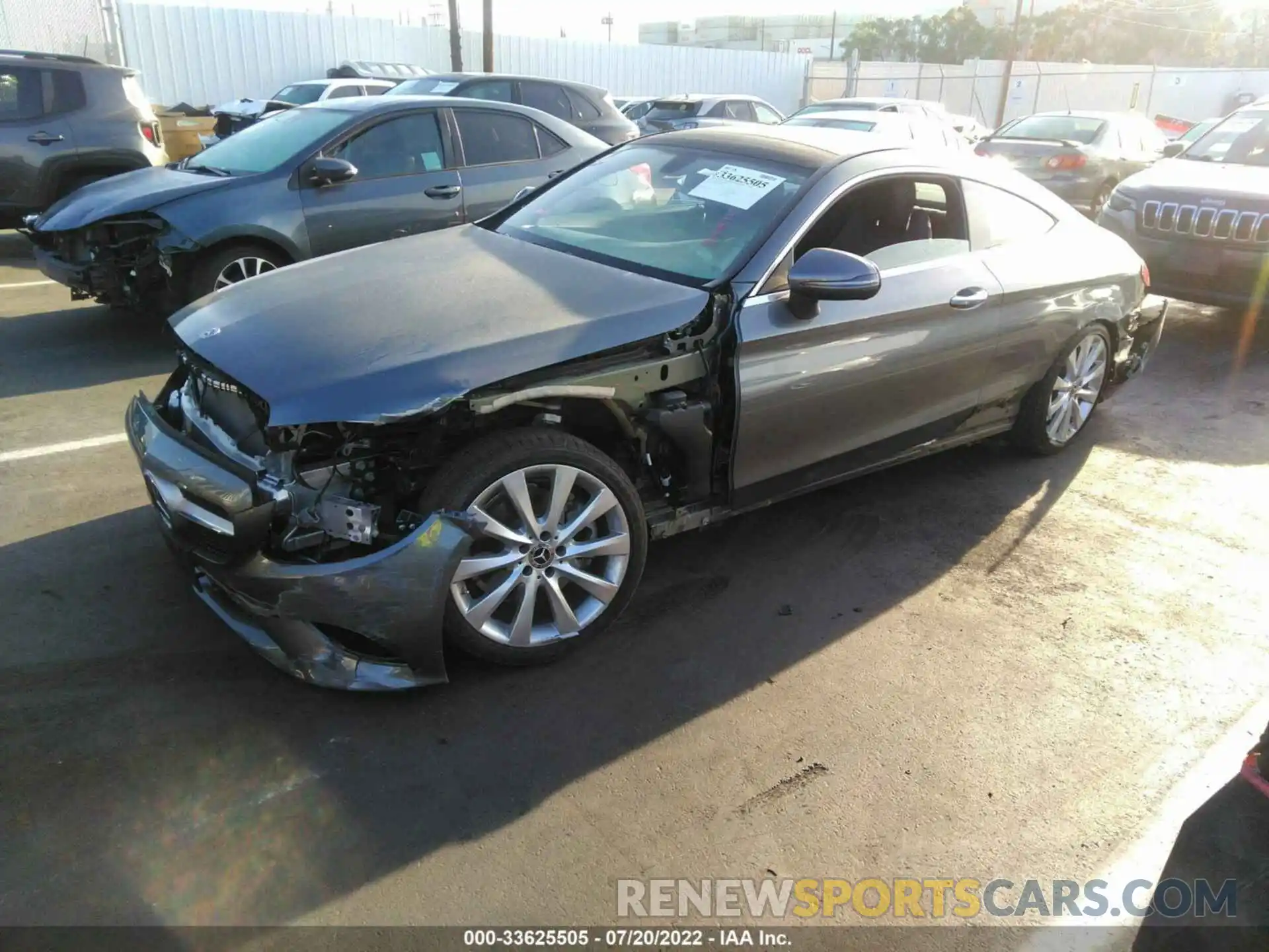 2 Photograph of a damaged car WDDWJ8DB9KF772004 MERCEDES-BENZ C-CLASS 2019