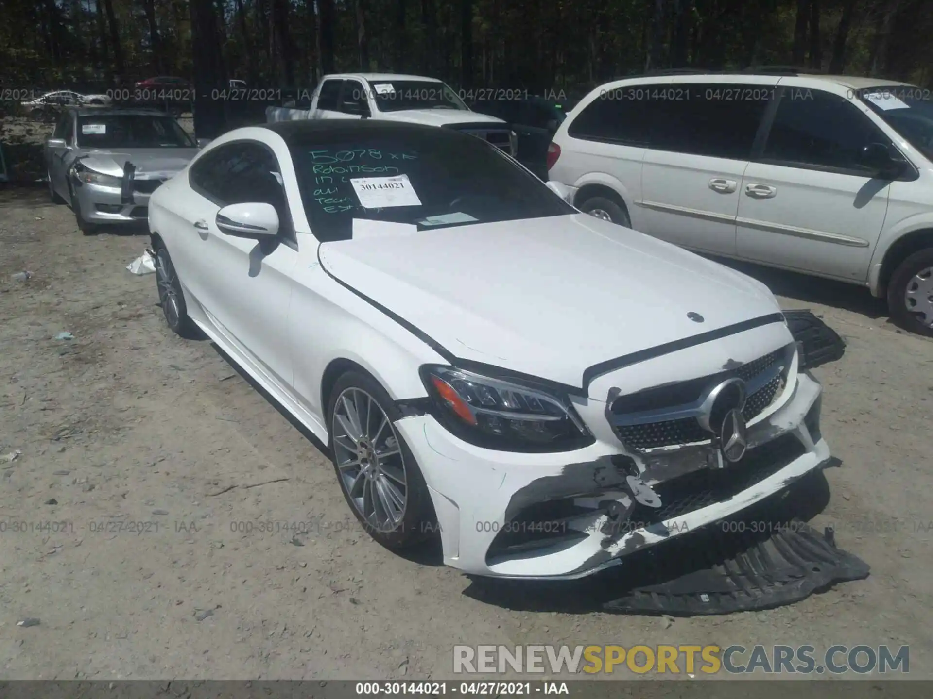 1 Photograph of a damaged car WDDWJ8DB9KF824506 MERCEDES-BENZ C-CLASS 2019