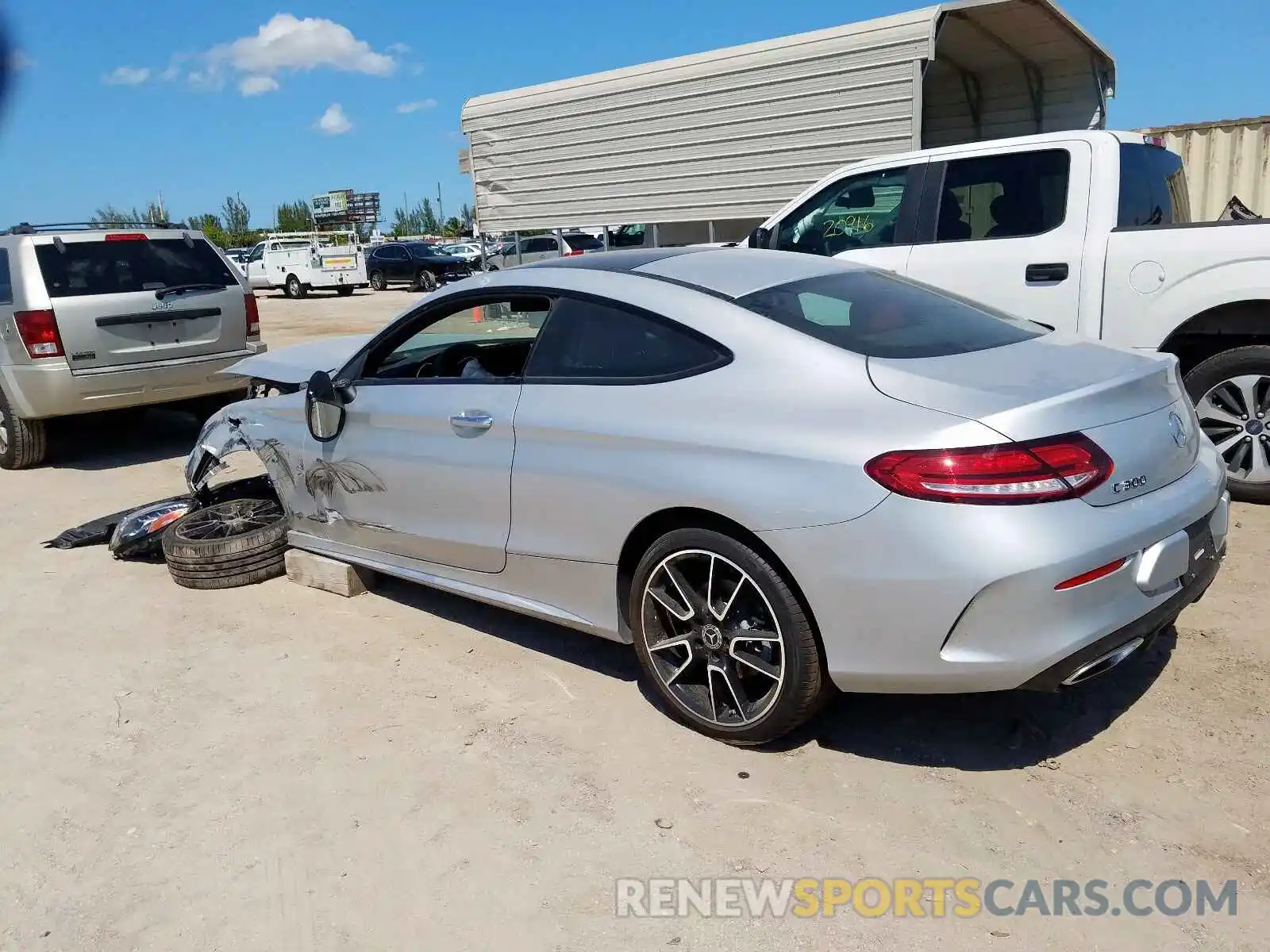 3 Photograph of a damaged car WDDWJ8DB9KF851382 MERCEDES-BENZ C CLASS 2019