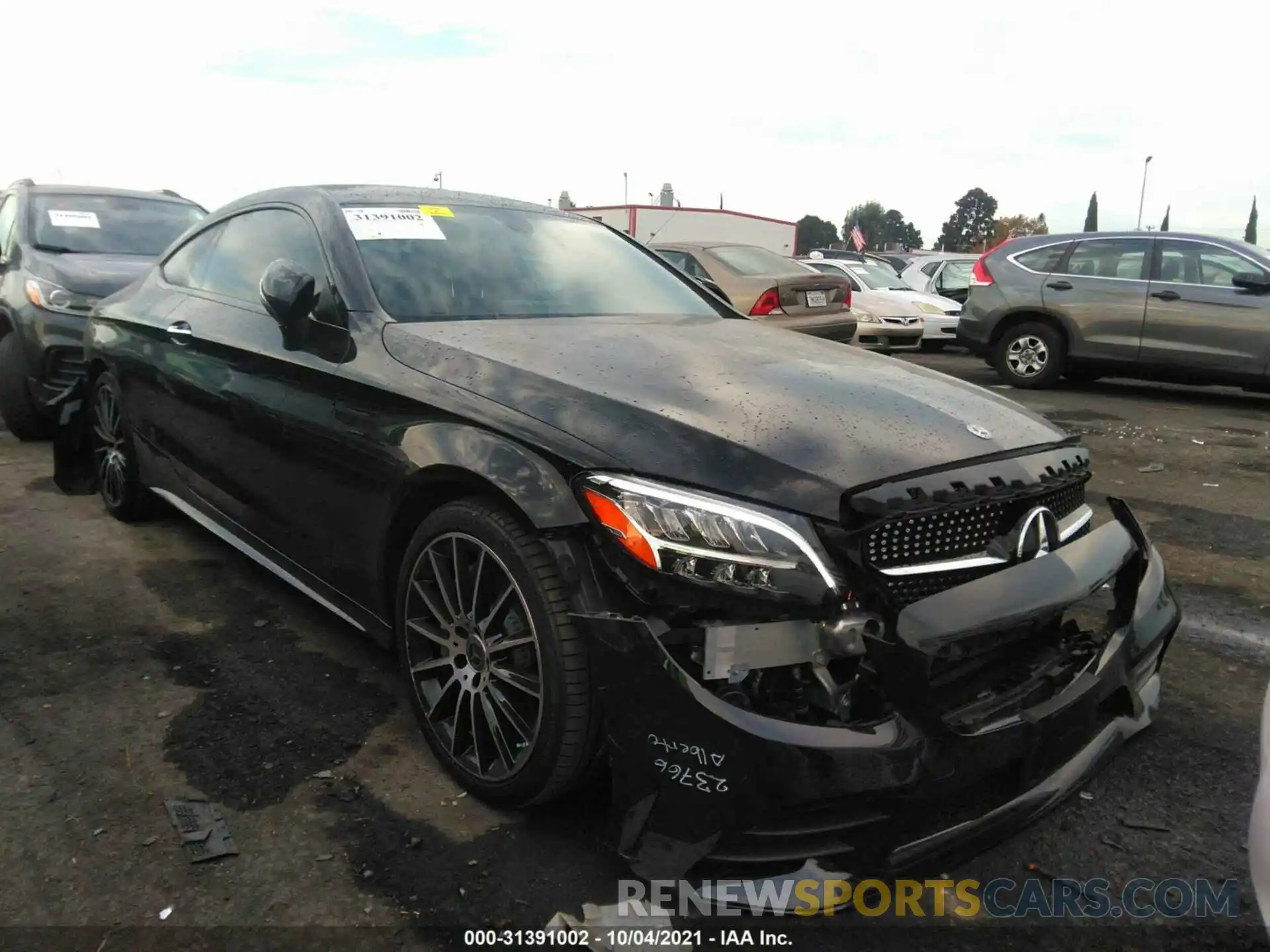 1 Photograph of a damaged car WDDWJ8DB9KF927179 MERCEDES-BENZ C-CLASS 2019