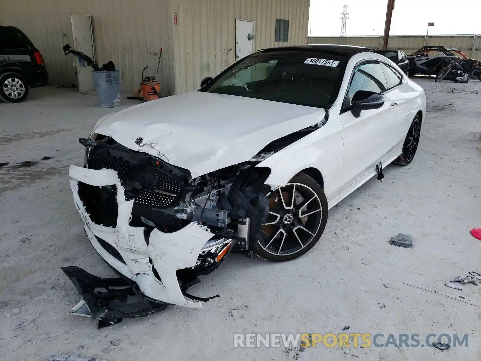 2 Photograph of a damaged car WDDWJ8DB9KF929501 MERCEDES-BENZ C CLASS 2019