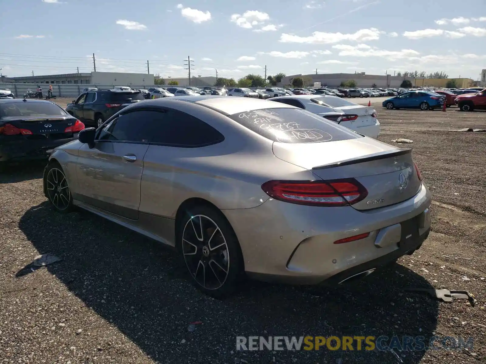 3 Photograph of a damaged car WDDWJ8DB9KF929787 MERCEDES-BENZ C-CLASS 2019