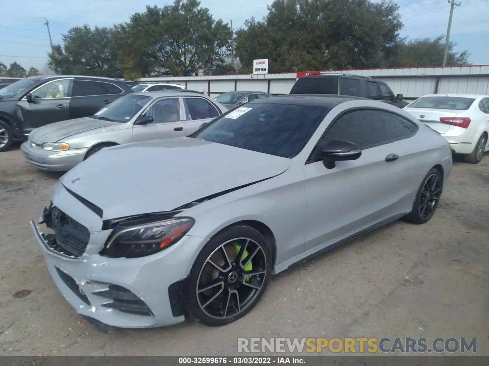 2 Photograph of a damaged car WDDWJ8DB9KF930891 MERCEDES-BENZ C-CLASS 2019