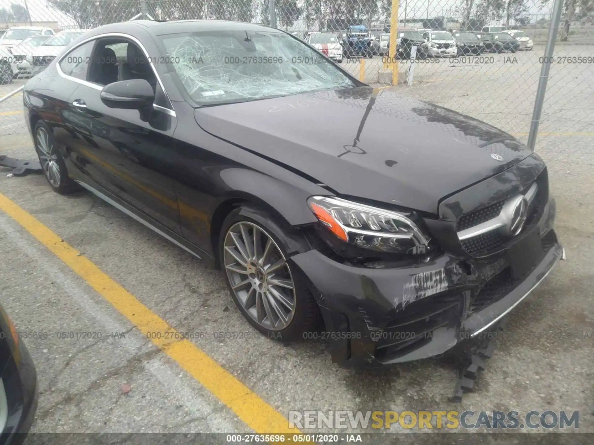 1 Photograph of a damaged car WDDWJ8DBXKF775221 MERCEDES-BENZ C-CLASS 2019