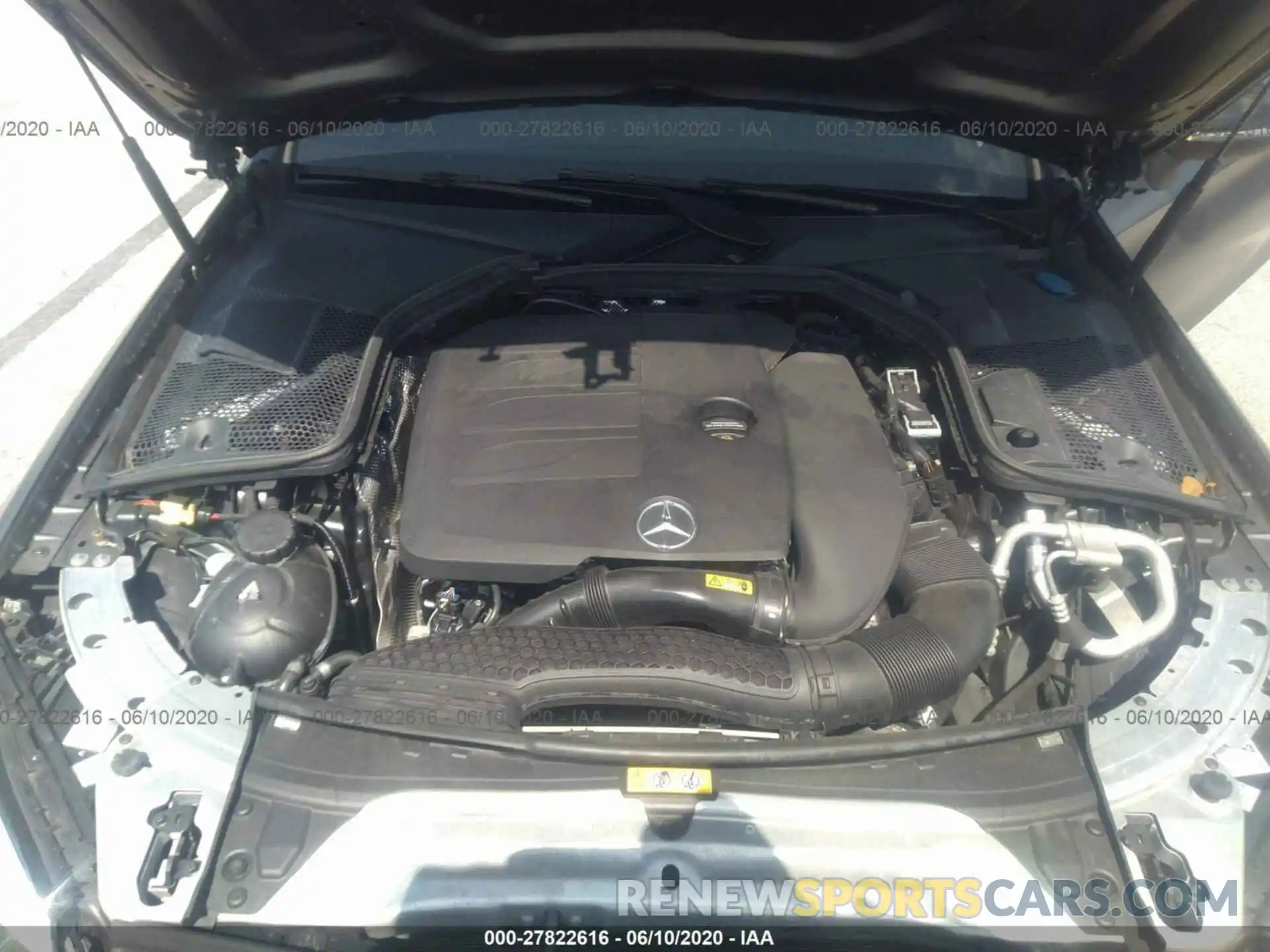 10 Photograph of a damaged car WDDWJ8DBXKF851603 MERCEDES-BENZ C-CLASS 2019