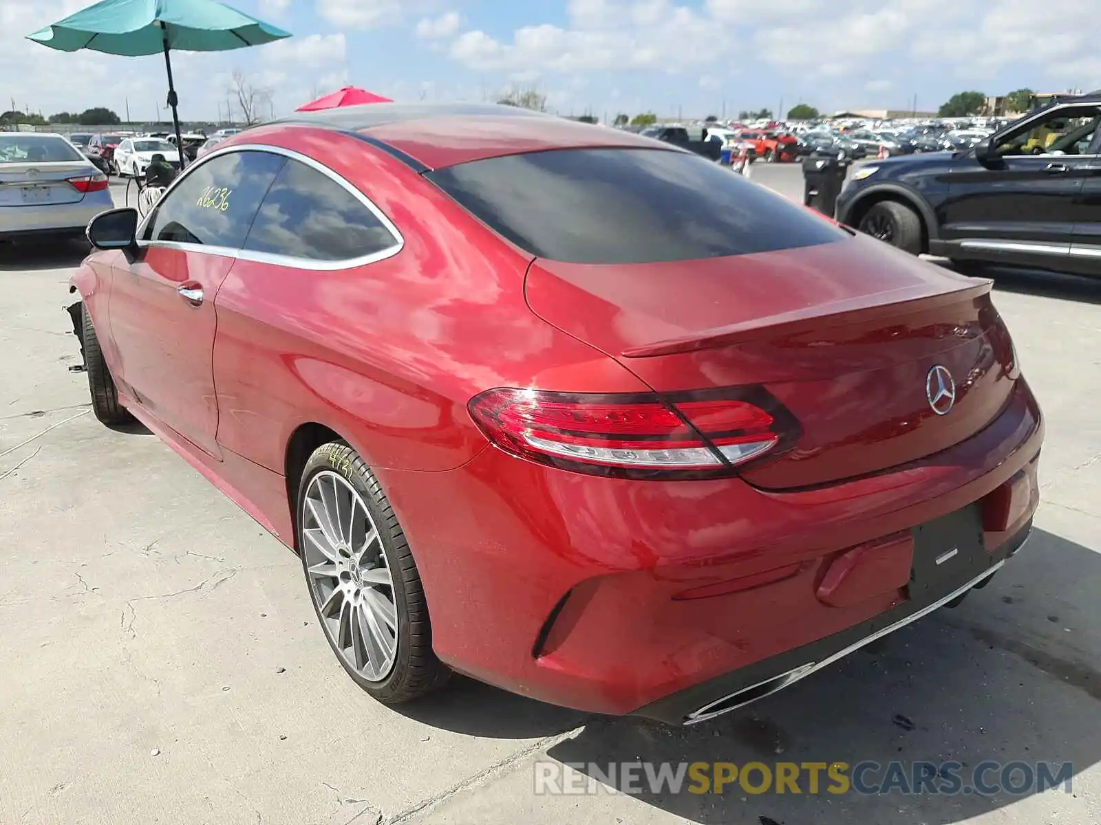 3 Photograph of a damaged car WDDWJ8DBXKF857773 MERCEDES-BENZ C-CLASS 2019