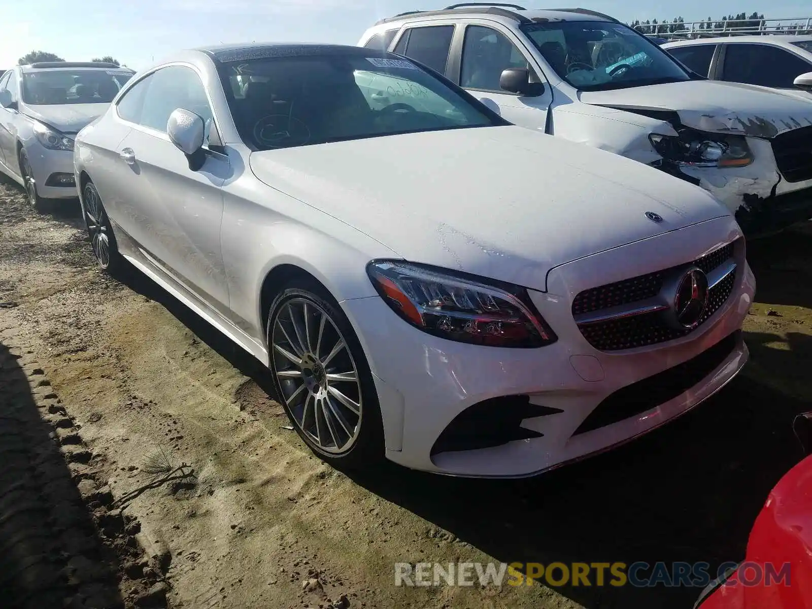 1 Photograph of a damaged car WDDWJ8DBXKF860298 MERCEDES-BENZ C CLASS 2019