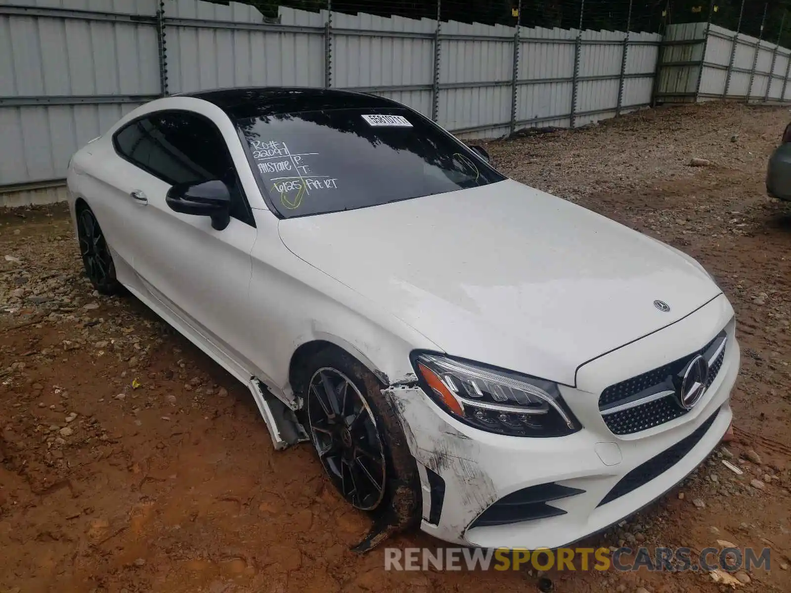 1 Photograph of a damaged car WDDWJ8DBXKF885346 MERCEDES-BENZ C-CLASS 2019