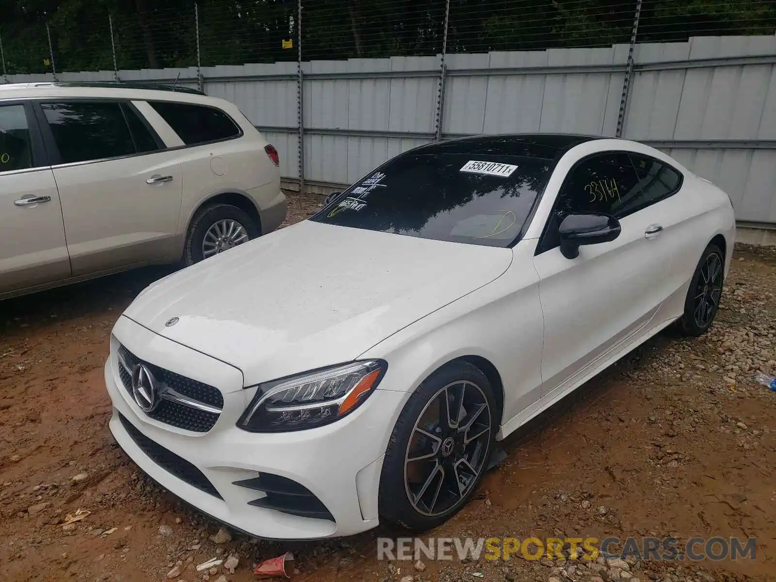 2 Photograph of a damaged car WDDWJ8DBXKF885346 MERCEDES-BENZ C-CLASS 2019