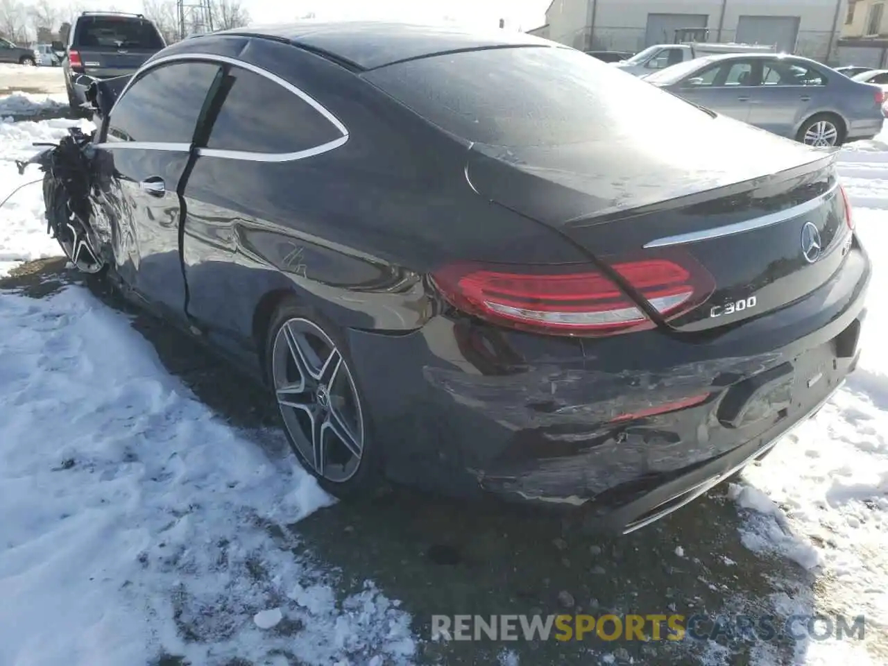 3 Photograph of a damaged car WDDWJ8EB0KF780555 MERCEDES-BENZ C-CLASS 2019