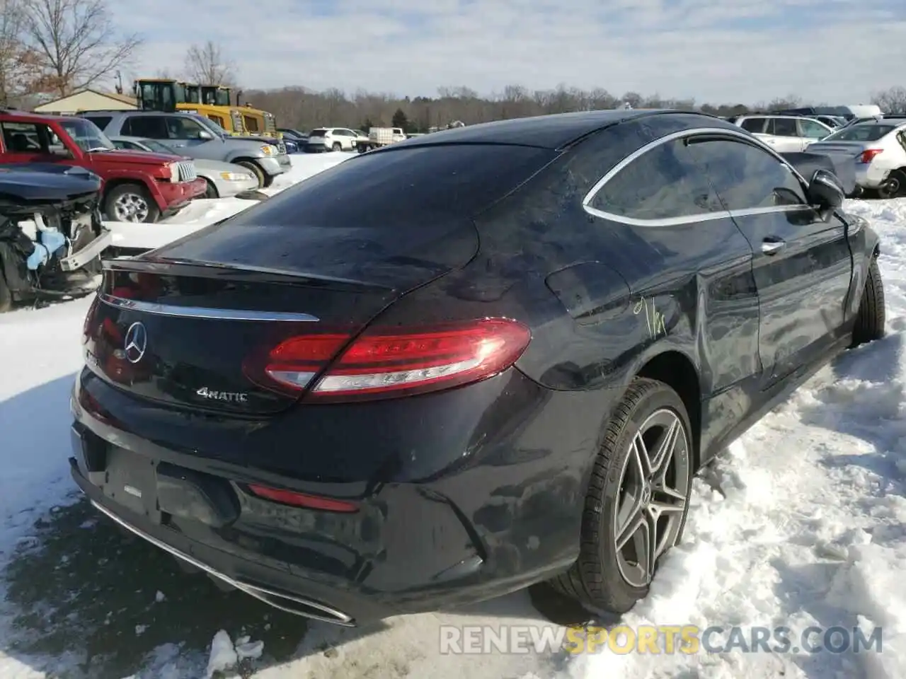 4 Photograph of a damaged car WDDWJ8EB0KF780555 MERCEDES-BENZ C-CLASS 2019