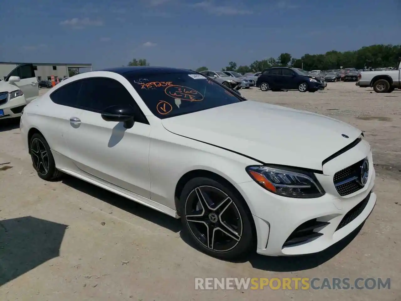 1 Photograph of a damaged car WDDWJ8EB0KF789238 MERCEDES-BENZ C-CLASS 2019