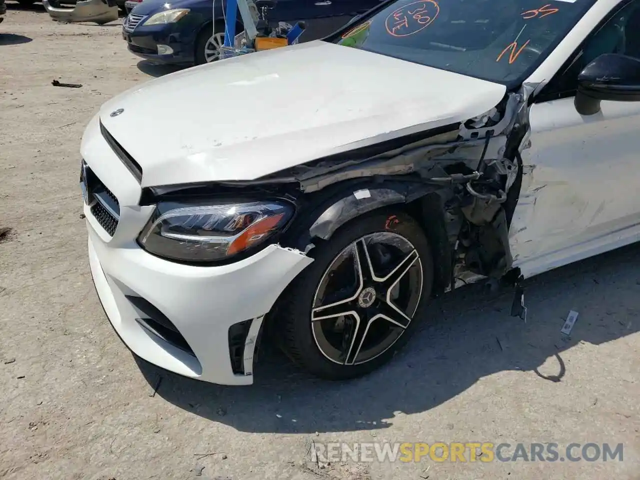 9 Photograph of a damaged car WDDWJ8EB0KF789238 MERCEDES-BENZ C-CLASS 2019