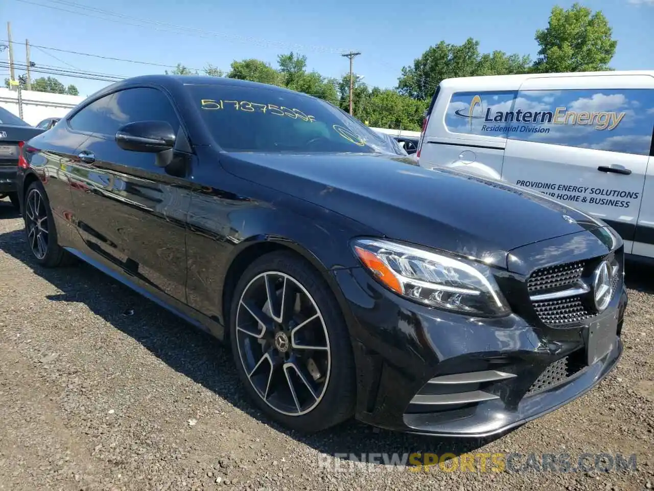 1 Photograph of a damaged car WDDWJ8EB1KF784372 MERCEDES-BENZ C-CLASS 2019