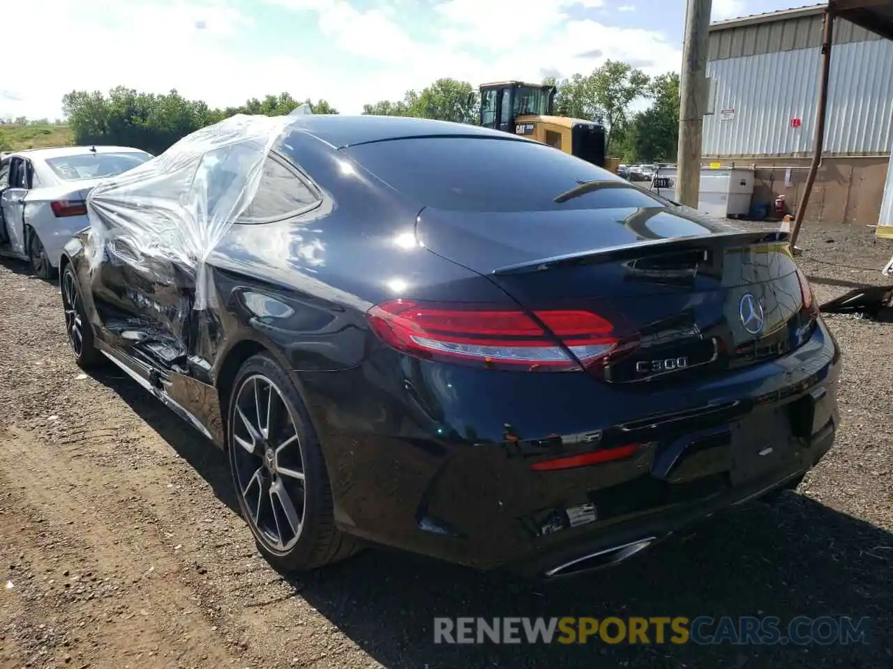 3 Photograph of a damaged car WDDWJ8EB1KF784372 MERCEDES-BENZ C-CLASS 2019