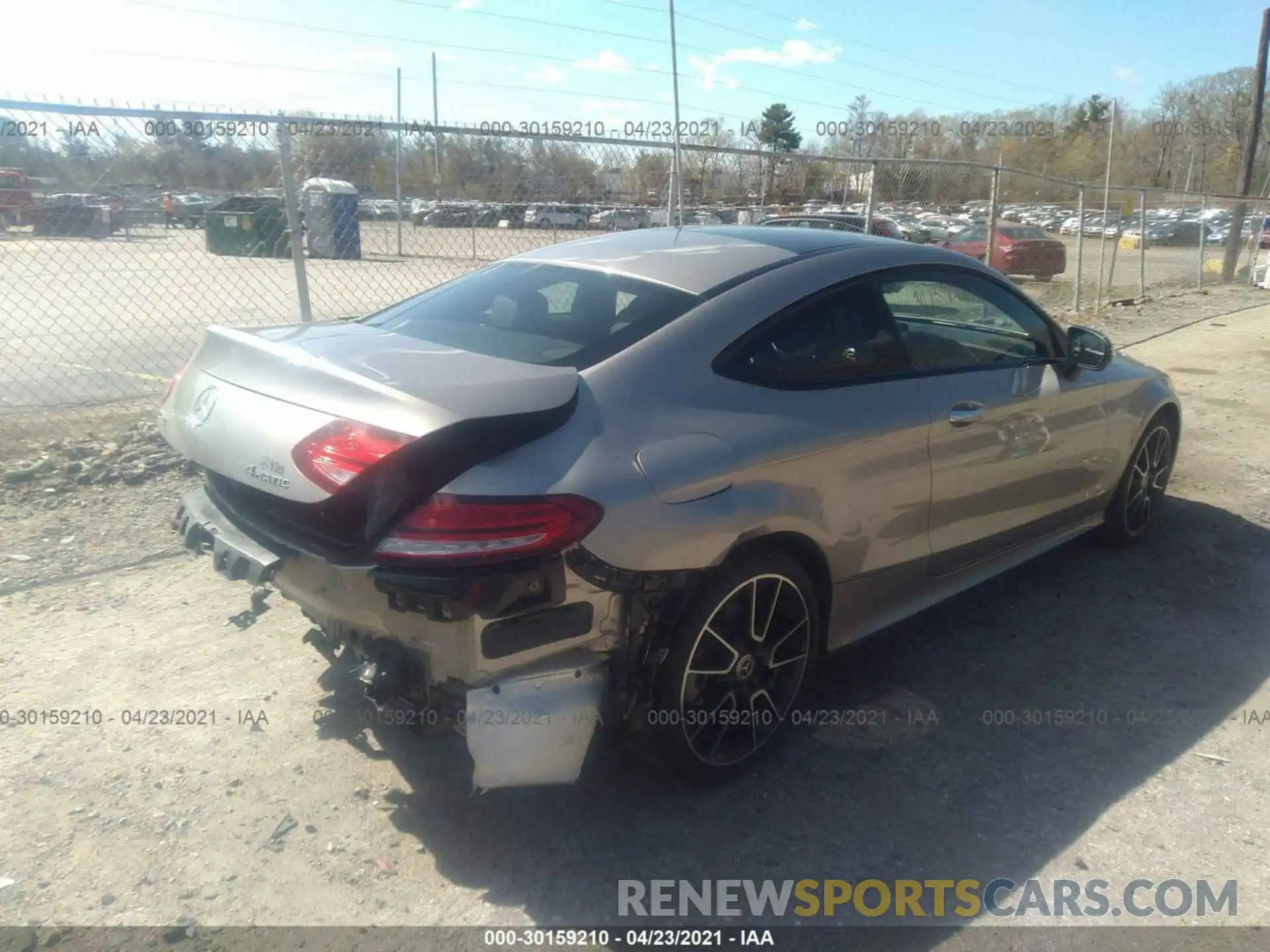 4 Photograph of a damaged car WDDWJ8EB2KF772943 MERCEDES-BENZ C-CLASS 2019