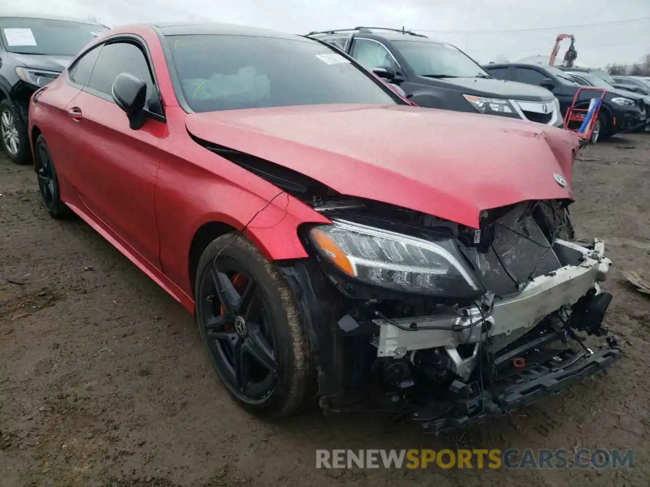 1 Photograph of a damaged car WDDWJ8EB2KF804287 MERCEDES-BENZ C-CLASS 2019