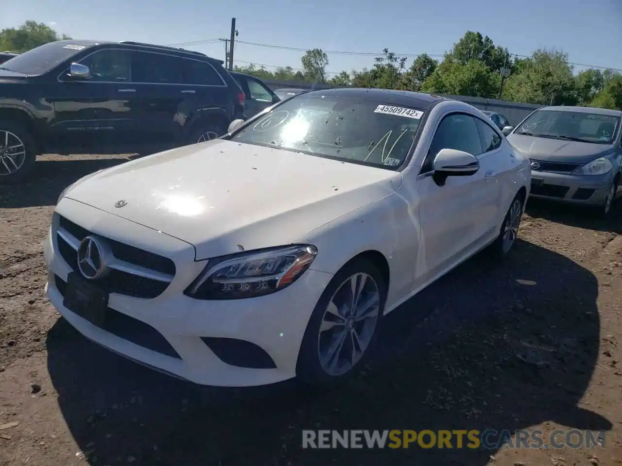 2 Photograph of a damaged car WDDWJ8EB2KF869513 MERCEDES-BENZ C-CLASS 2019