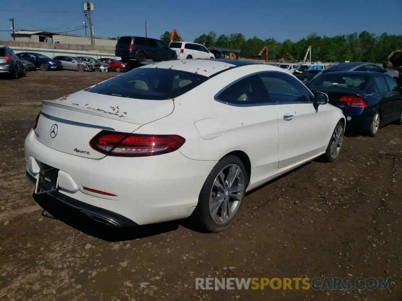 4 Photograph of a damaged car WDDWJ8EB2KF869513 MERCEDES-BENZ C-CLASS 2019