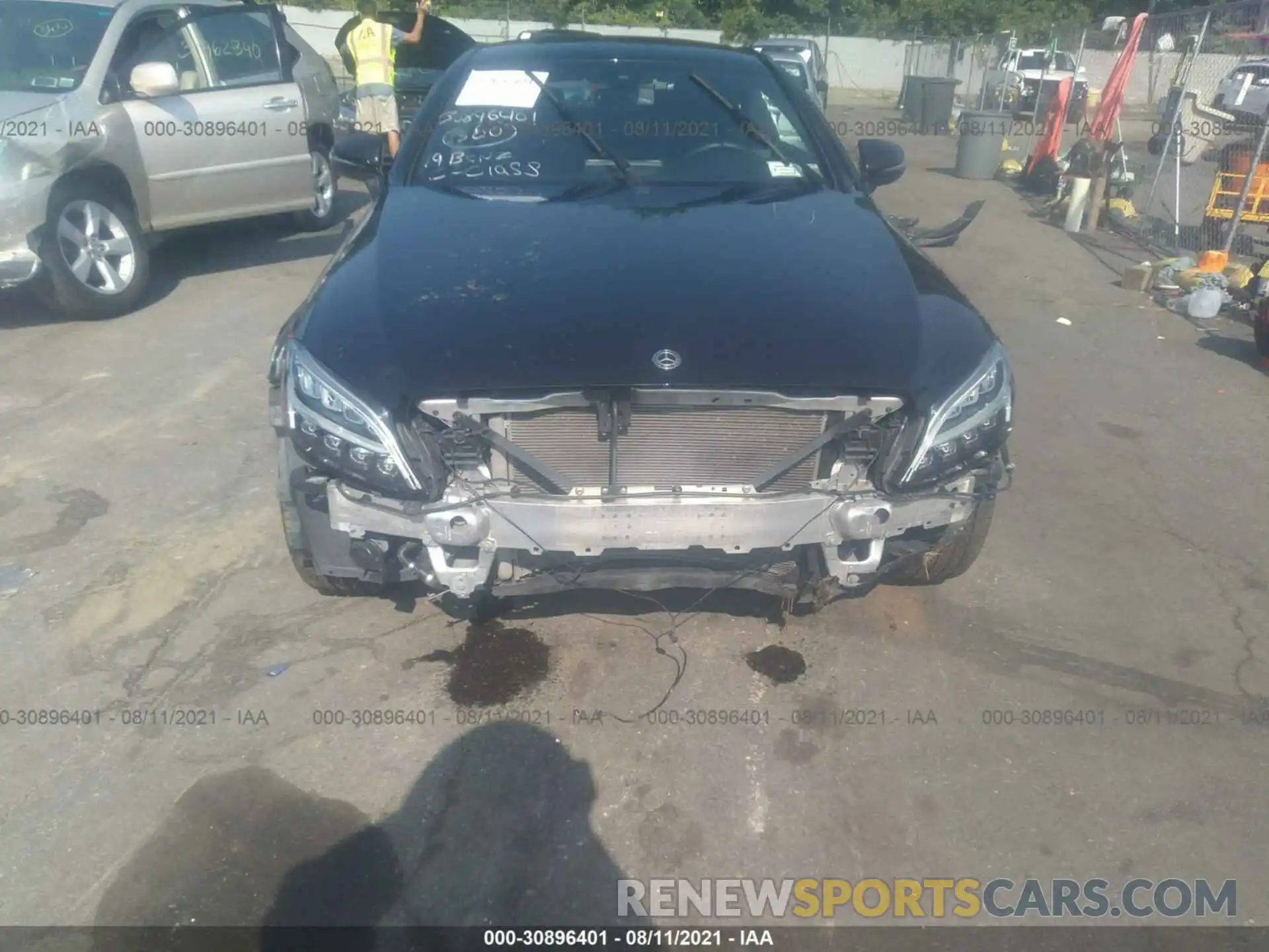 6 Photograph of a damaged car WDDWJ8EB2KF929838 MERCEDES-BENZ C-CLASS 2019