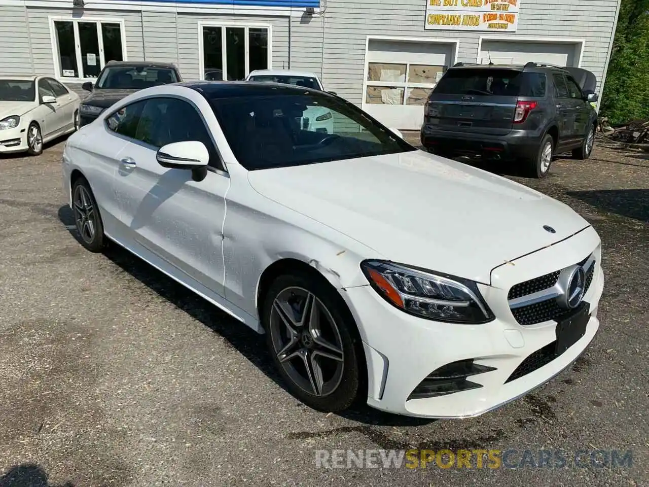 1 Photograph of a damaged car WDDWJ8EB3KF773938 MERCEDES-BENZ C CLASS 2019