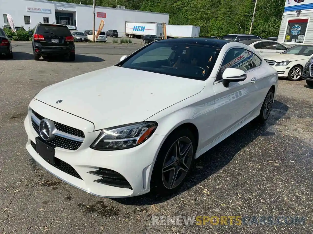 2 Photograph of a damaged car WDDWJ8EB3KF773938 MERCEDES-BENZ C CLASS 2019