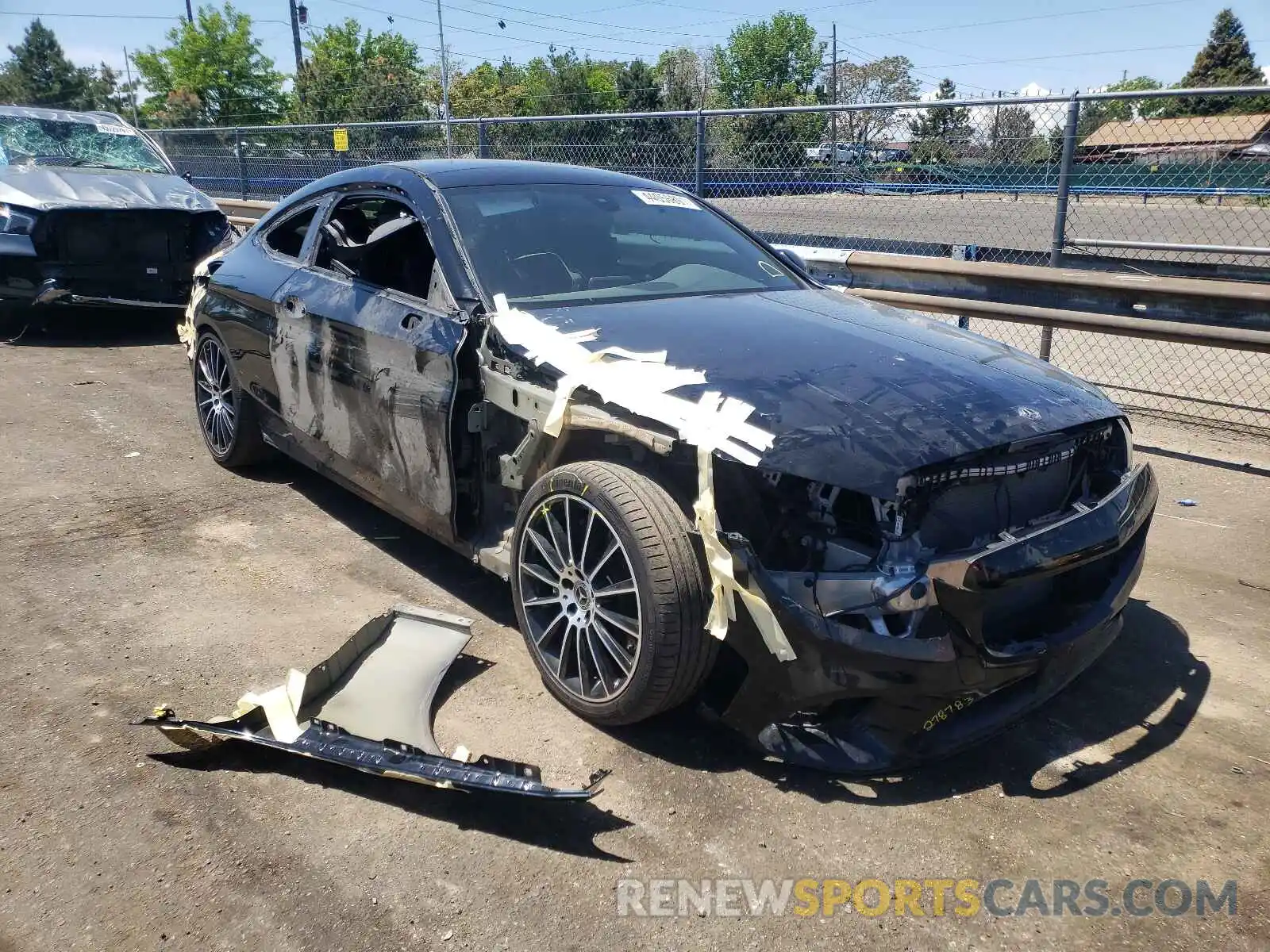 1 Photograph of a damaged car WDDWJ8EB3KF776791 MERCEDES-BENZ C CLASS 2019