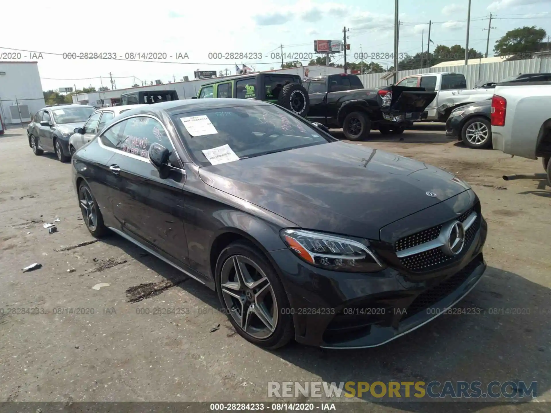 1 Photograph of a damaged car WDDWJ8EB3KF786110 MERCEDES-BENZ C-CLASS 2019