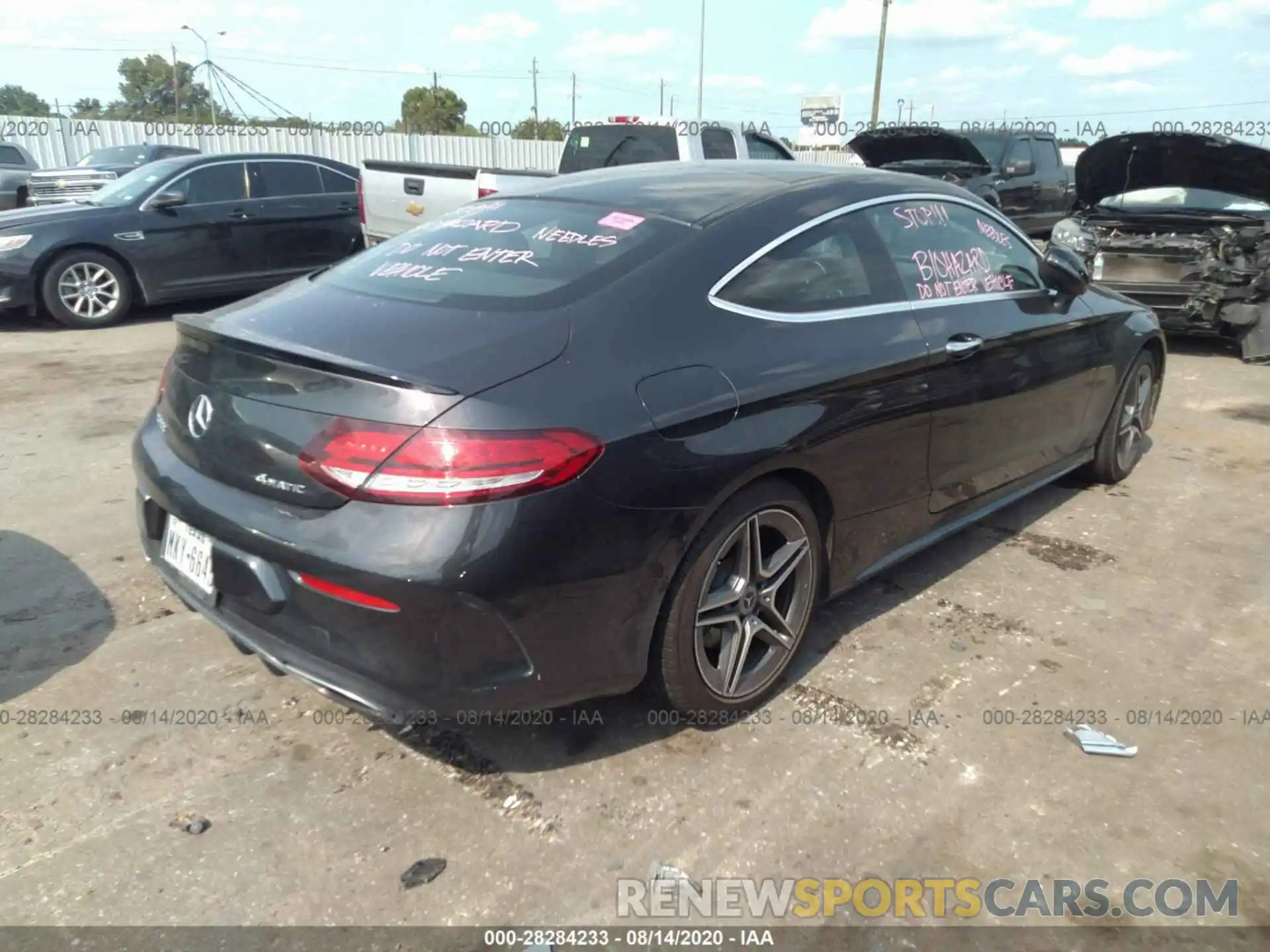 4 Photograph of a damaged car WDDWJ8EB3KF786110 MERCEDES-BENZ C-CLASS 2019