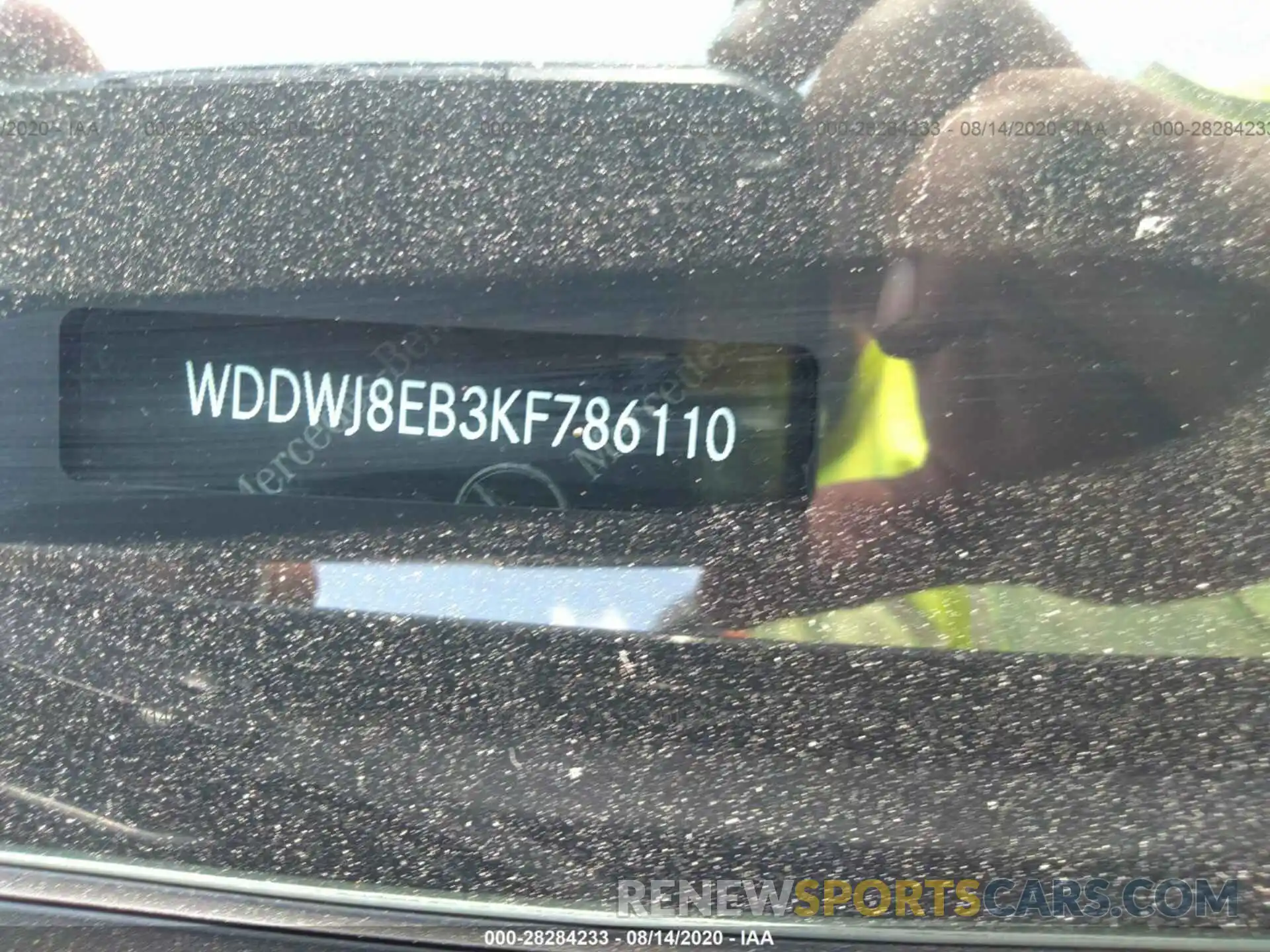 9 Фотография поврежденного автомобиля WDDWJ8EB3KF786110 MERCEDES-BENZ C-CLASS 2019