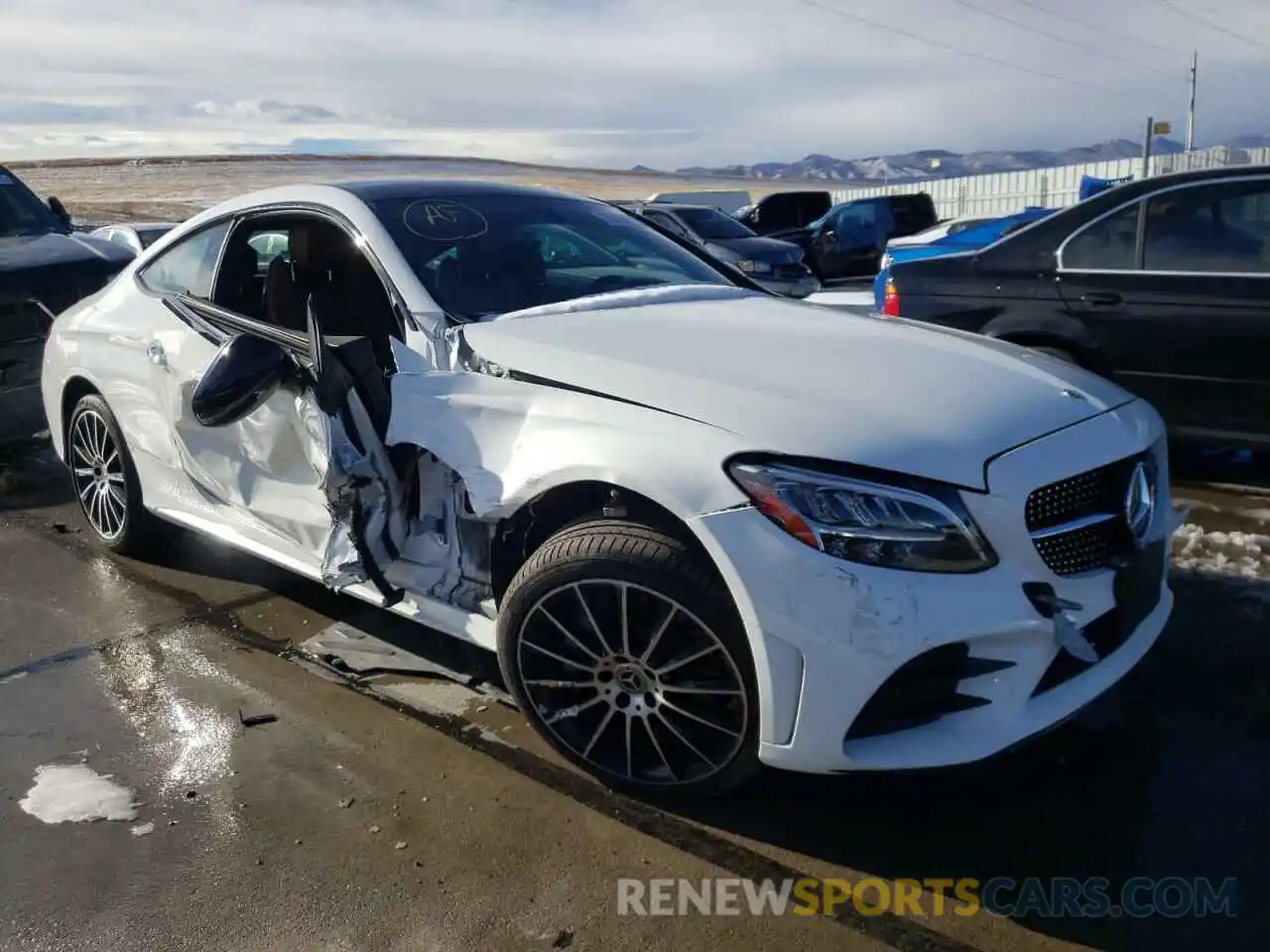 1 Photograph of a damaged car WDDWJ8EB3KF813953 MERCEDES-BENZ C-CLASS 2019