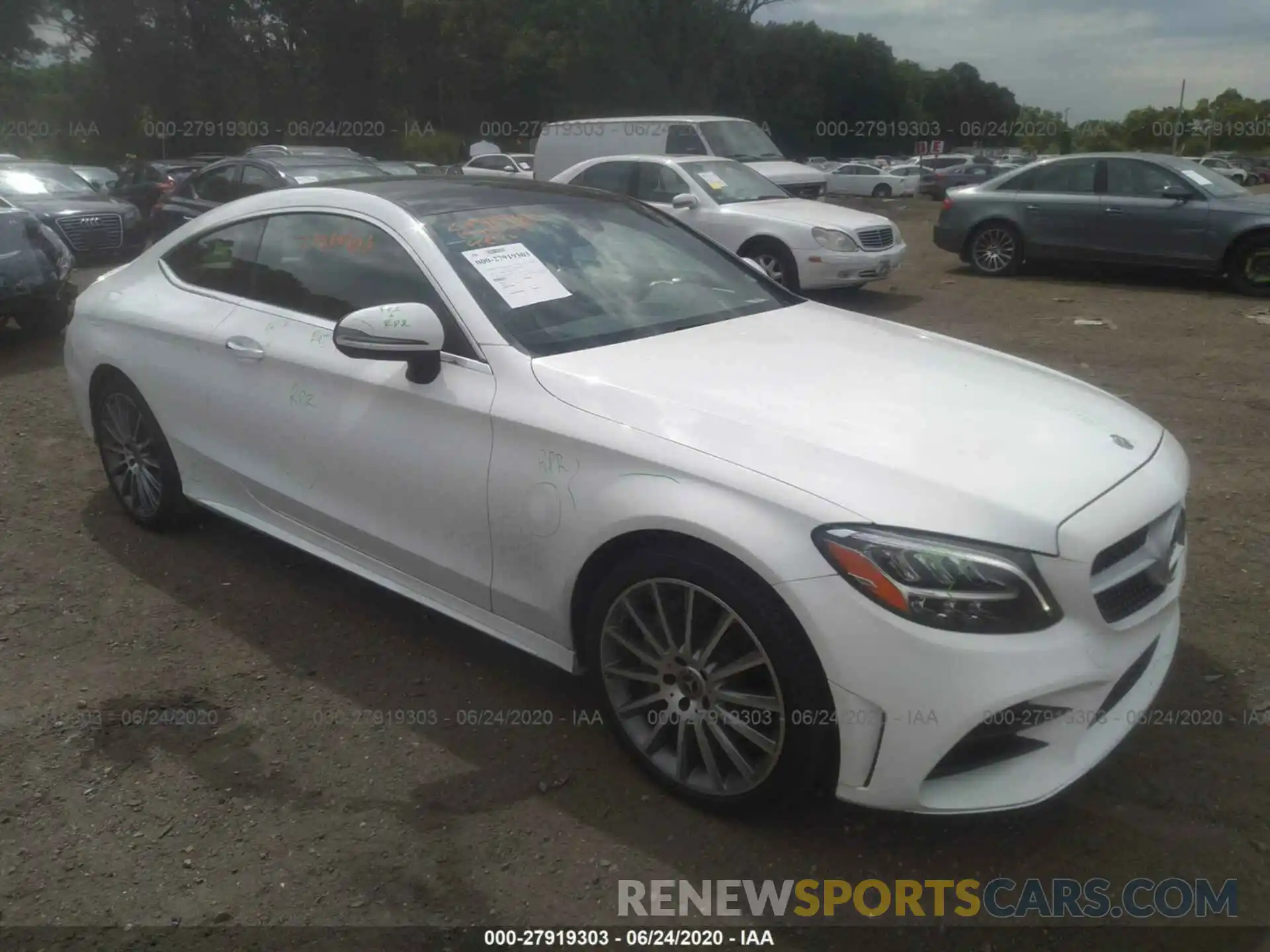 1 Photograph of a damaged car WDDWJ8EB4KF844323 MERCEDES-BENZ C-CLASS 2019