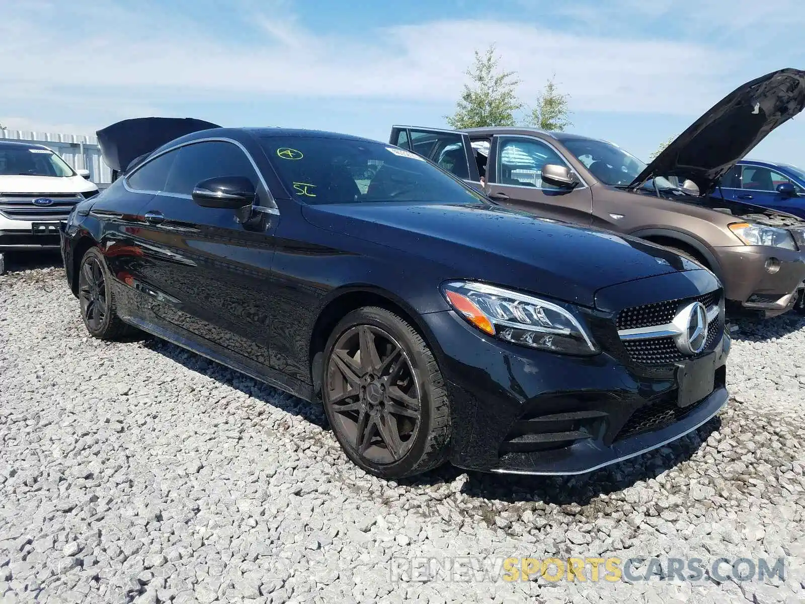 1 Photograph of a damaged car WDDWJ8EB4KF892307 MERCEDES-BENZ C CLASS 2019