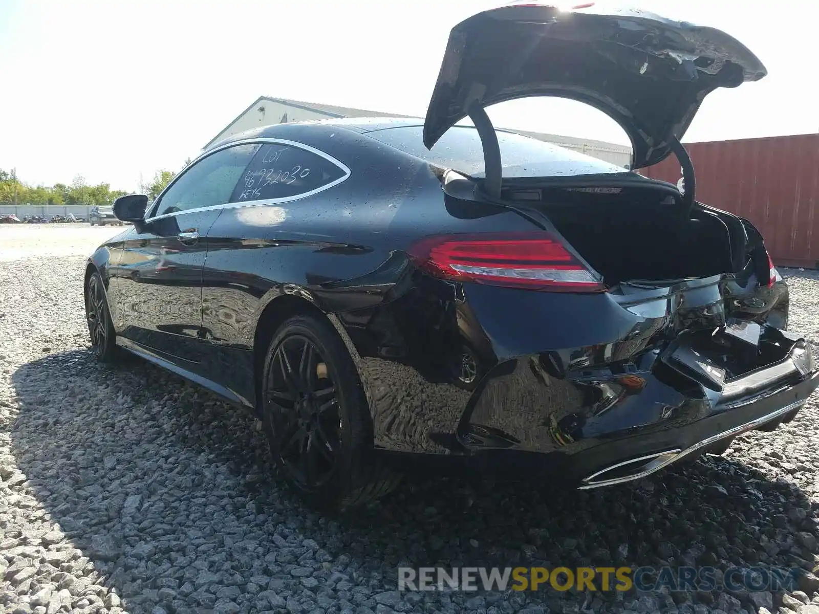 3 Photograph of a damaged car WDDWJ8EB4KF892307 MERCEDES-BENZ C CLASS 2019