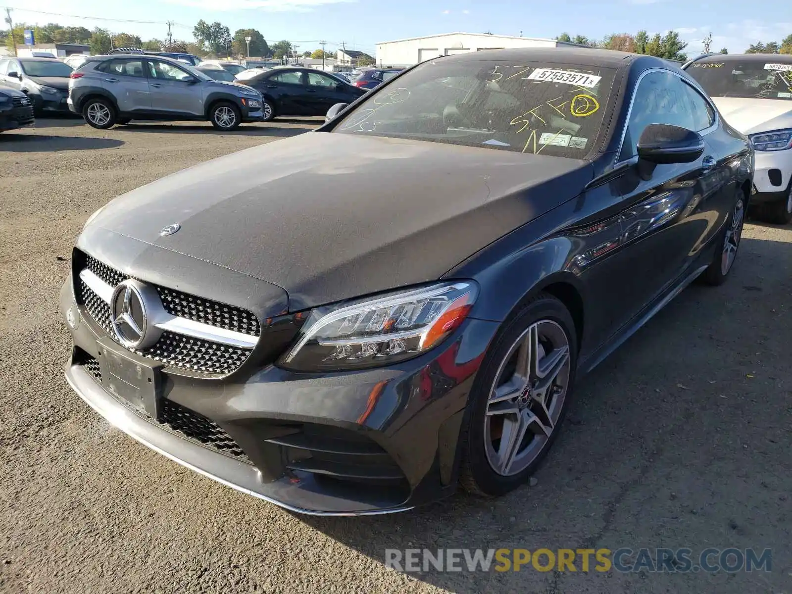 2 Photograph of a damaged car WDDWJ8EB5KF778753 MERCEDES-BENZ C-CLASS 2019