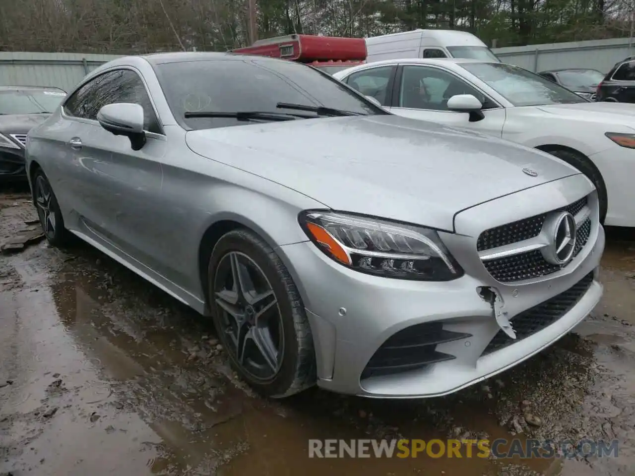 1 Photograph of a damaged car WDDWJ8EB5KF837185 MERCEDES-BENZ C-CLASS 2019