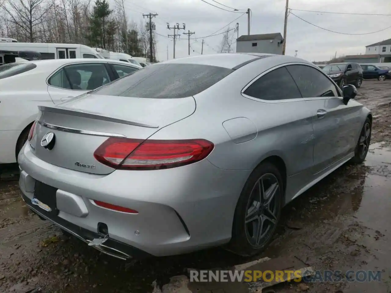 4 Photograph of a damaged car WDDWJ8EB5KF837185 MERCEDES-BENZ C-CLASS 2019