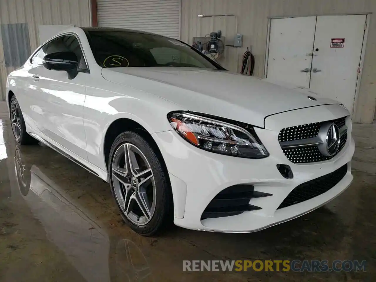 1 Photograph of a damaged car WDDWJ8EB5KF858084 MERCEDES-BENZ C-CLASS 2019