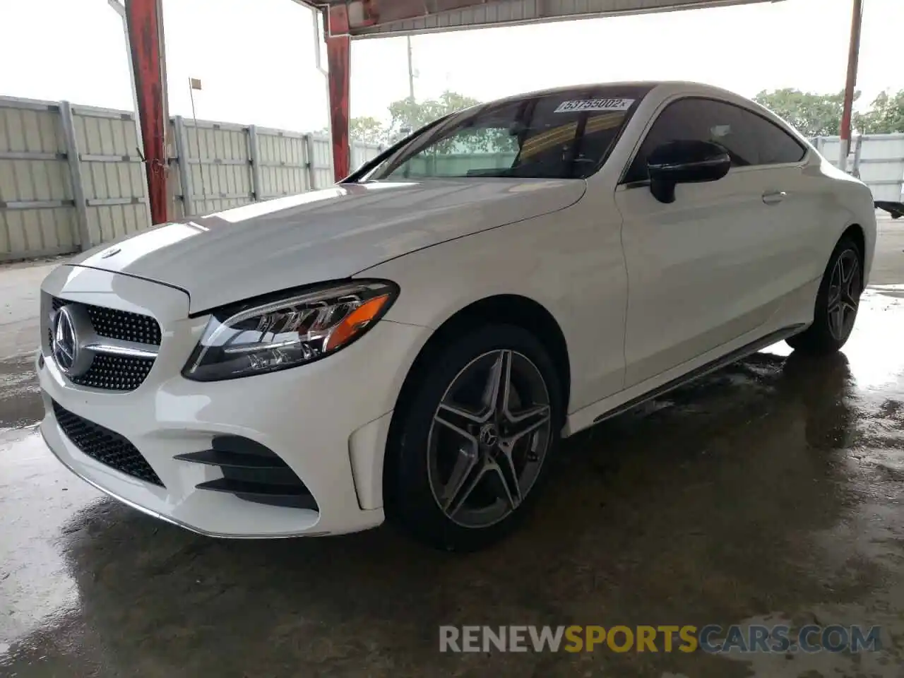 2 Photograph of a damaged car WDDWJ8EB5KF858084 MERCEDES-BENZ C-CLASS 2019