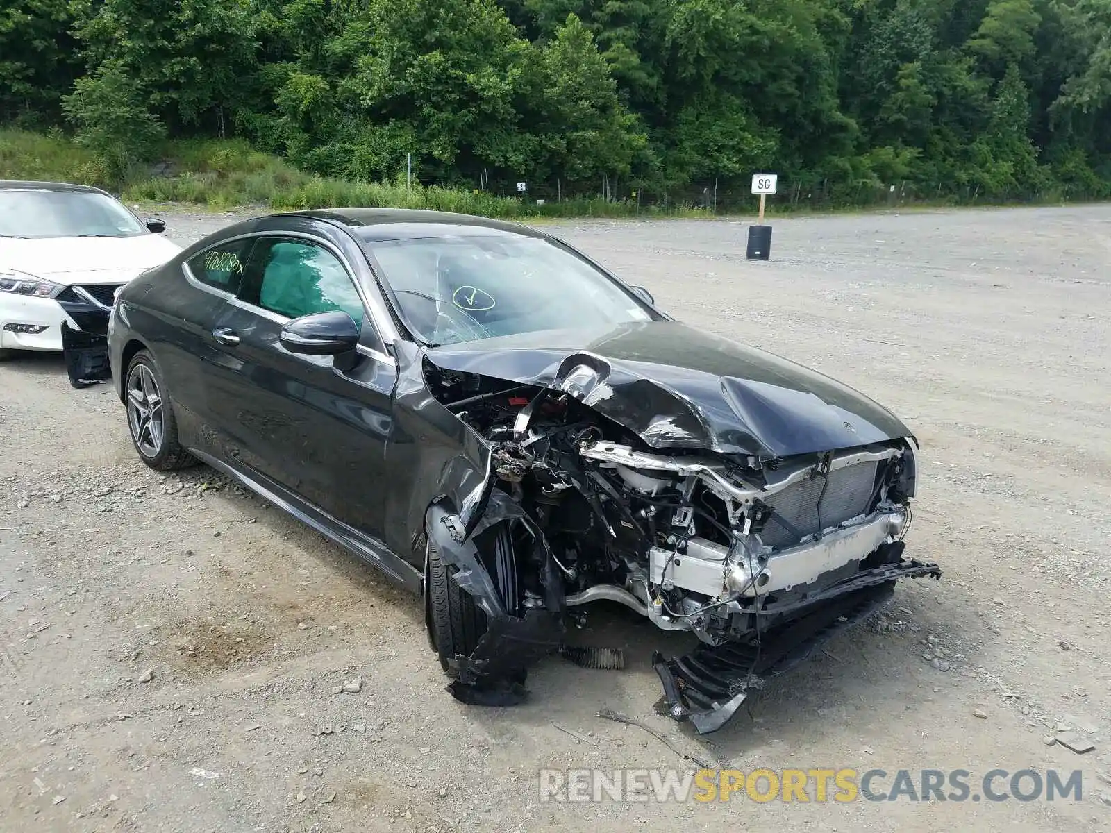 1 Photograph of a damaged car WDDWJ8EB6KF771911 MERCEDES-BENZ C CLASS 2019