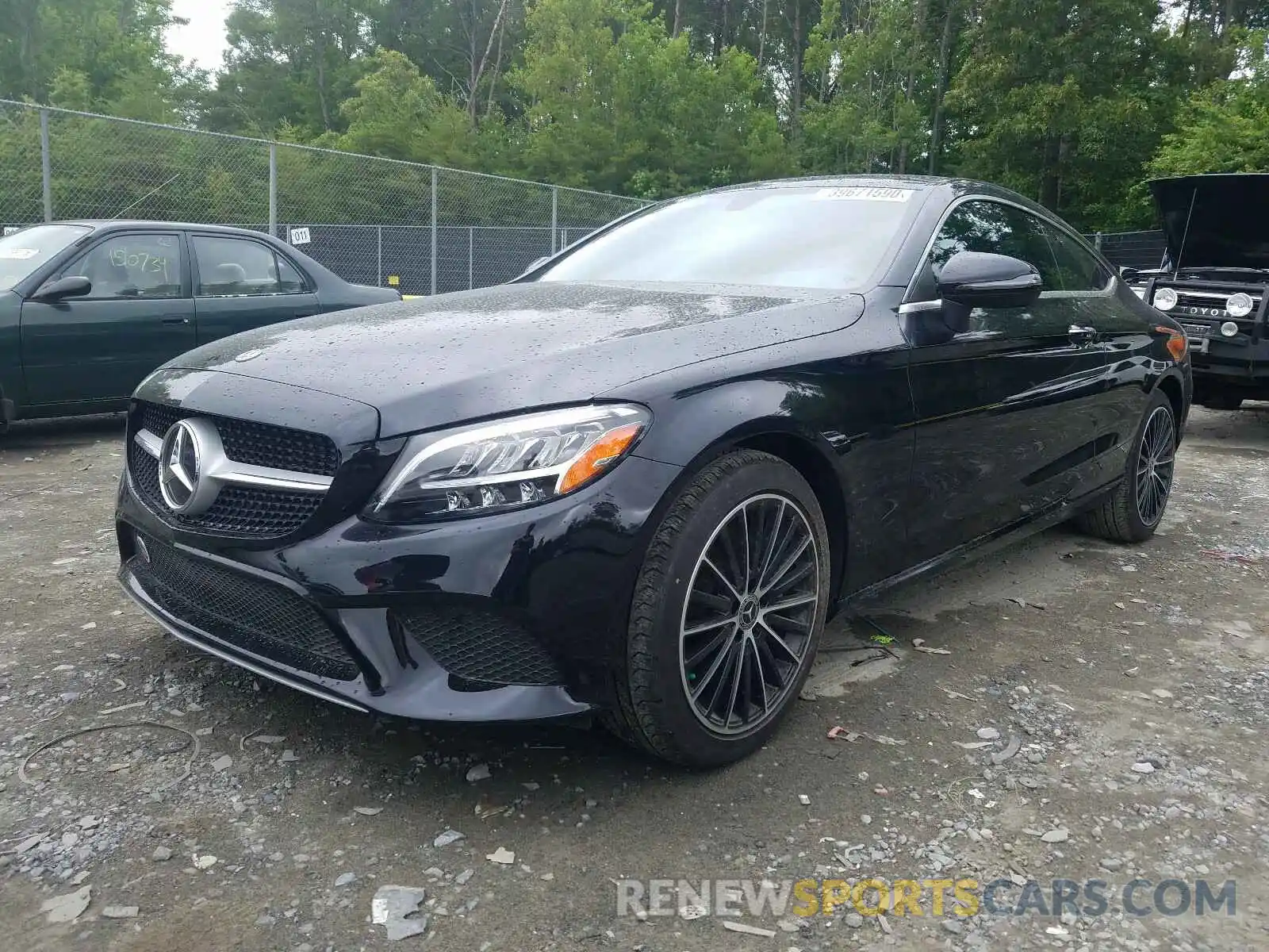 2 Photograph of a damaged car WDDWJ8EB6KF782424 MERCEDES-BENZ C CLASS 2019