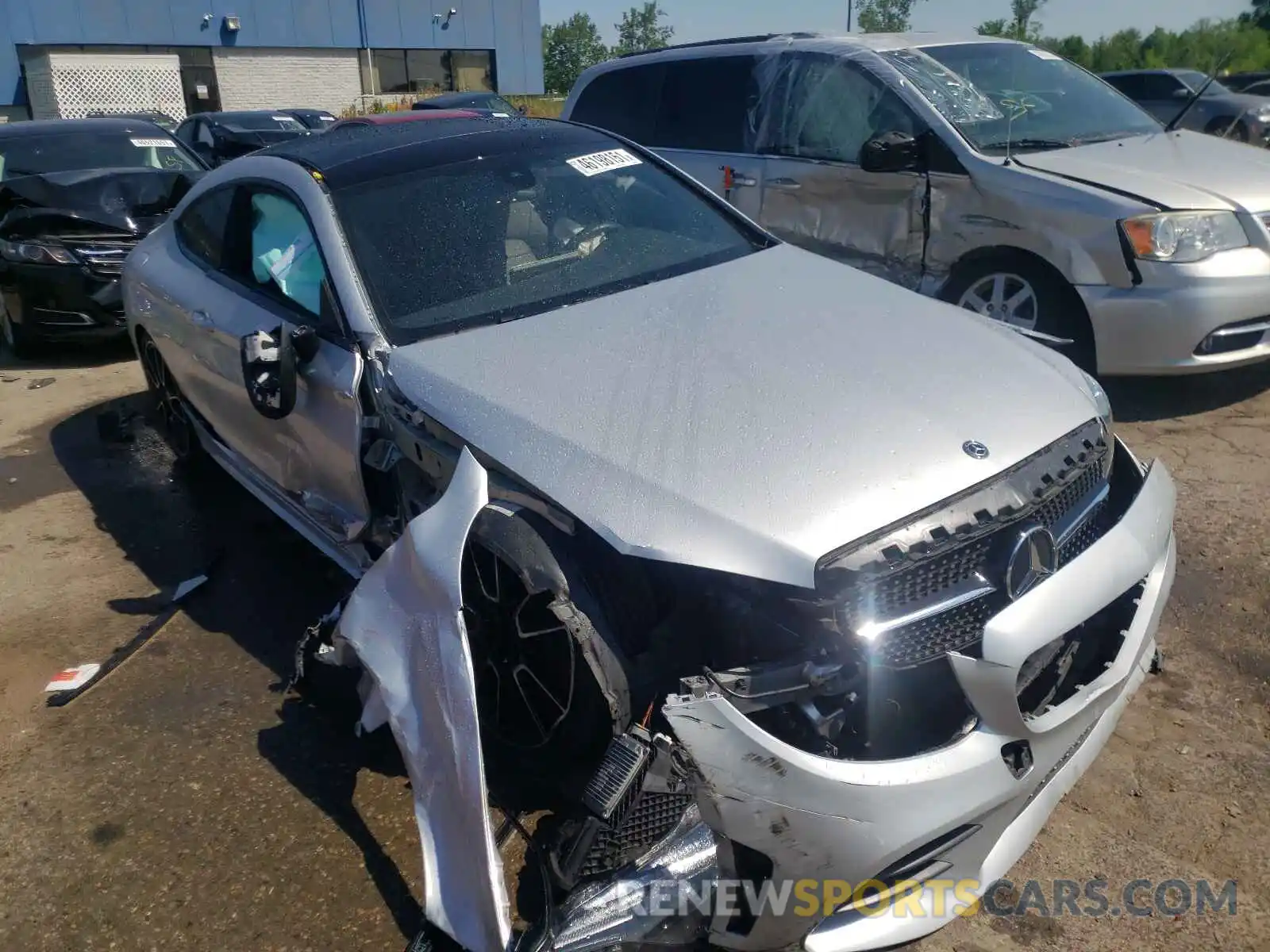 1 Photograph of a damaged car WDDWJ8EB6KF783606 MERCEDES-BENZ C-CLASS 2019