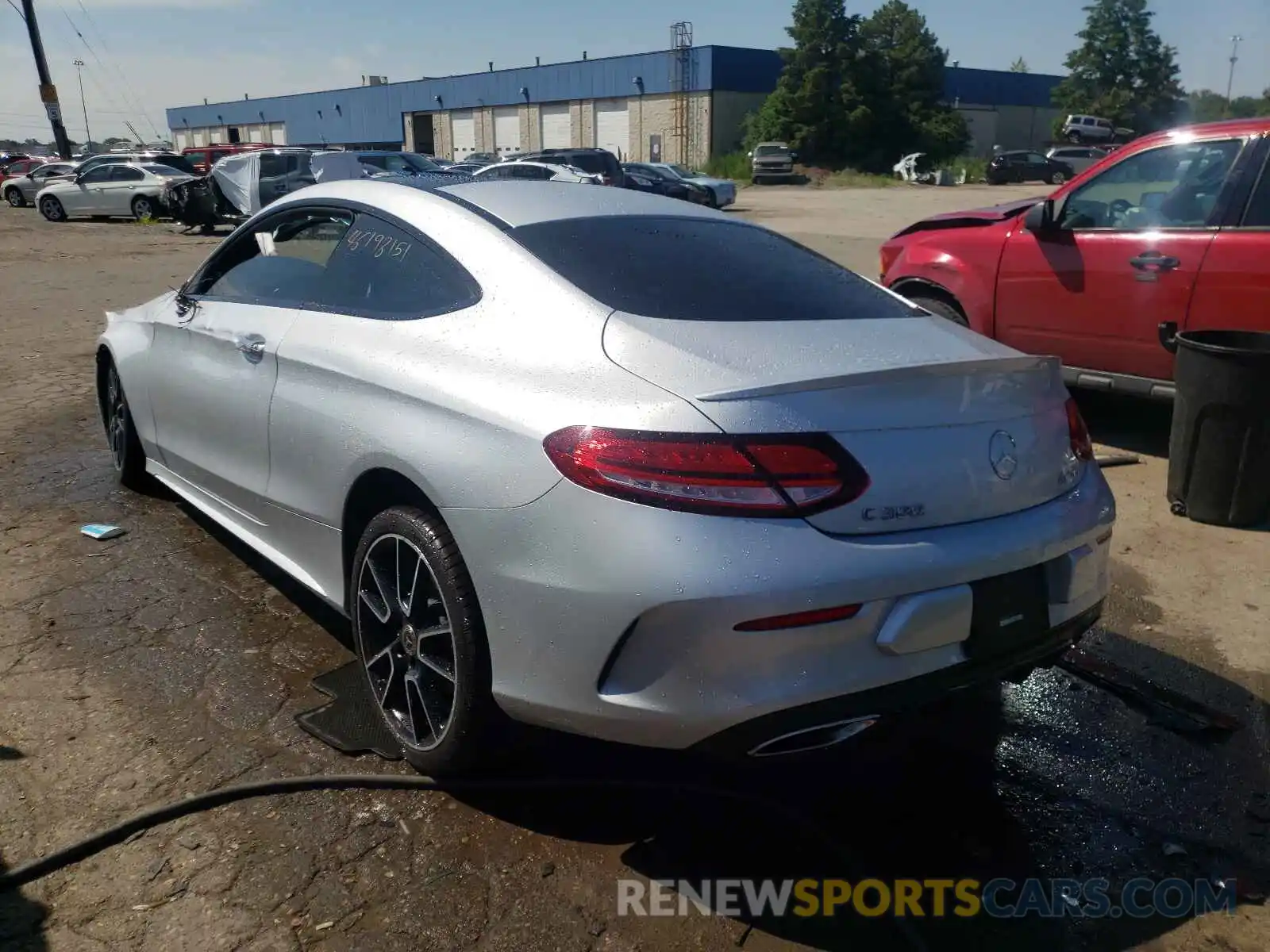 3 Photograph of a damaged car WDDWJ8EB6KF783606 MERCEDES-BENZ C-CLASS 2019