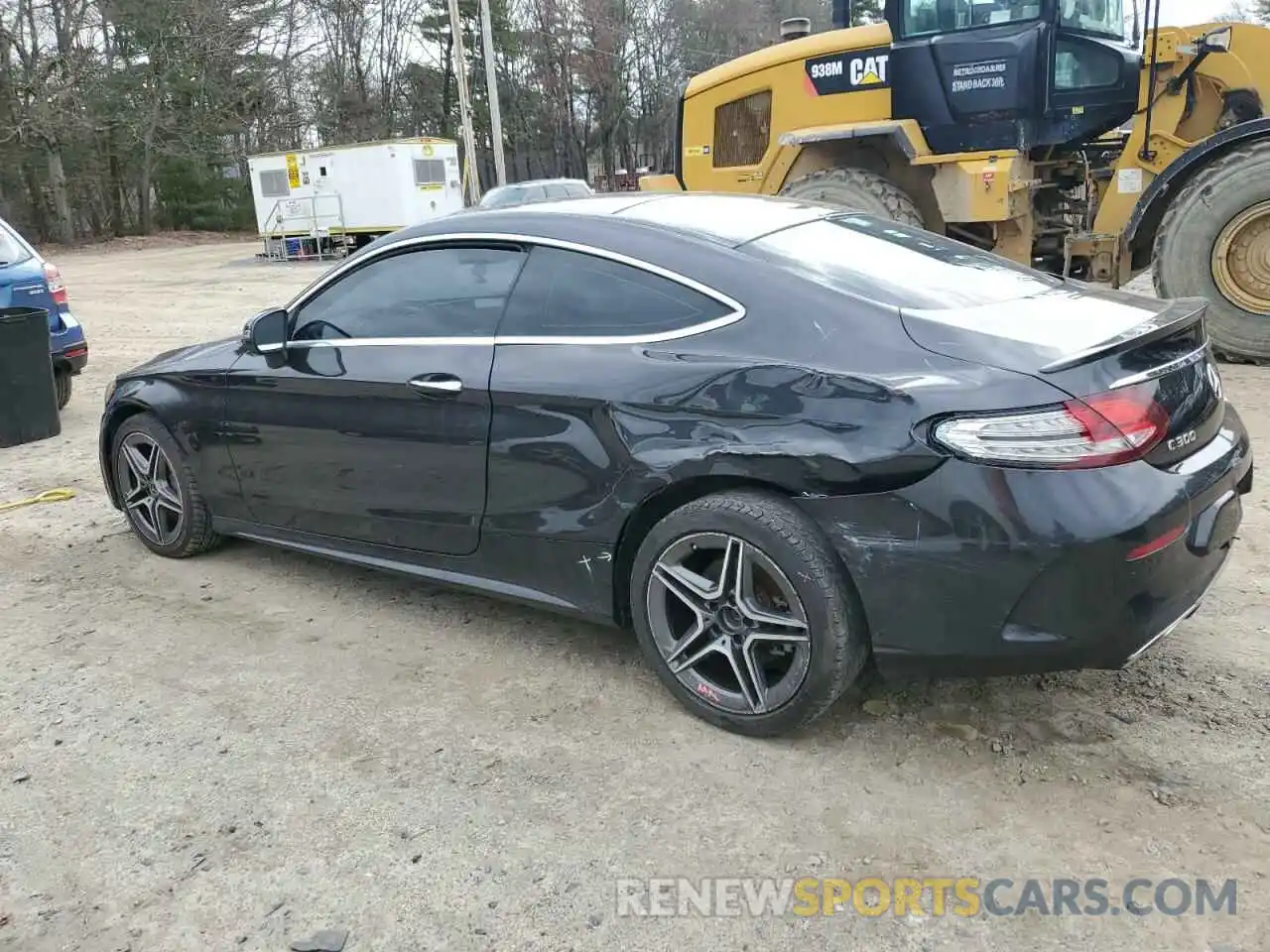 2 Photograph of a damaged car WDDWJ8EB6KF833176 MERCEDES-BENZ C-CLASS 2019