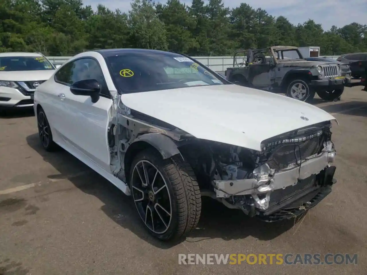 1 Photograph of a damaged car WDDWJ8EB6KF852200 MERCEDES-BENZ C-CLASS 2019