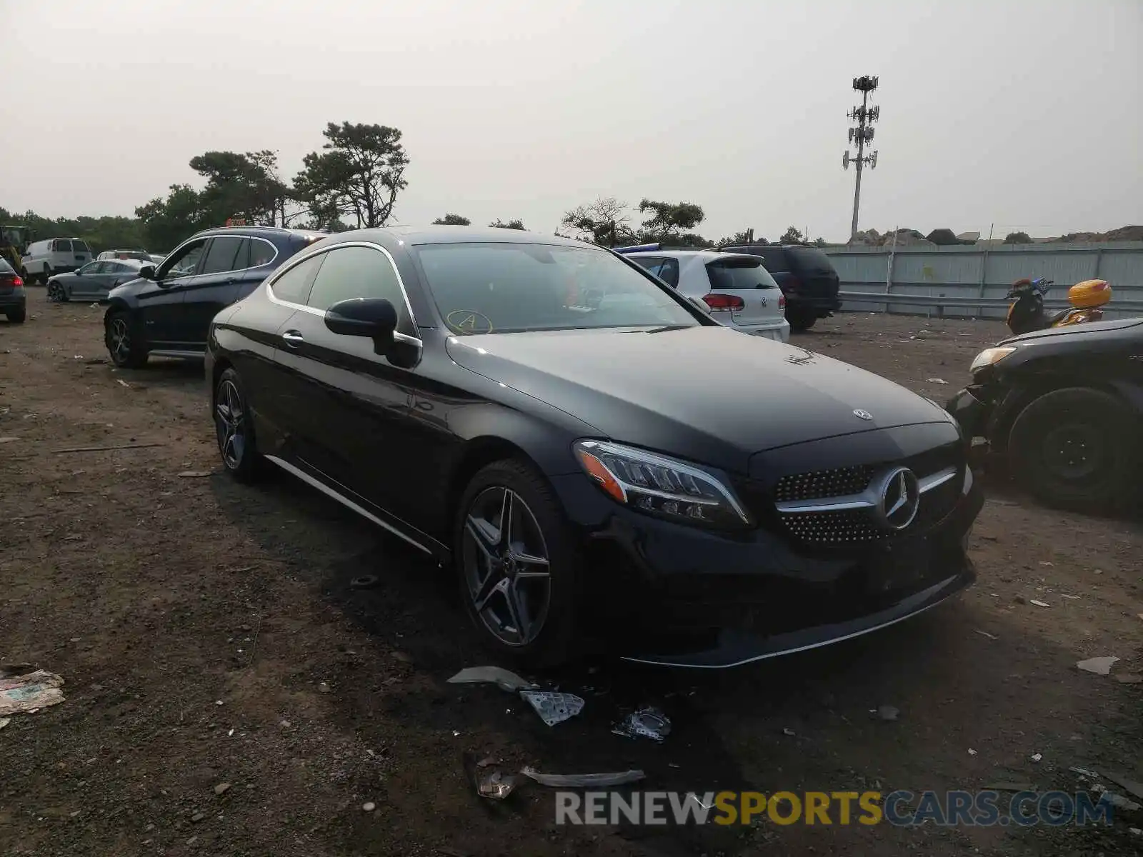 1 Photograph of a damaged car WDDWJ8EB7KF813406 MERCEDES-BENZ C-CLASS 2019