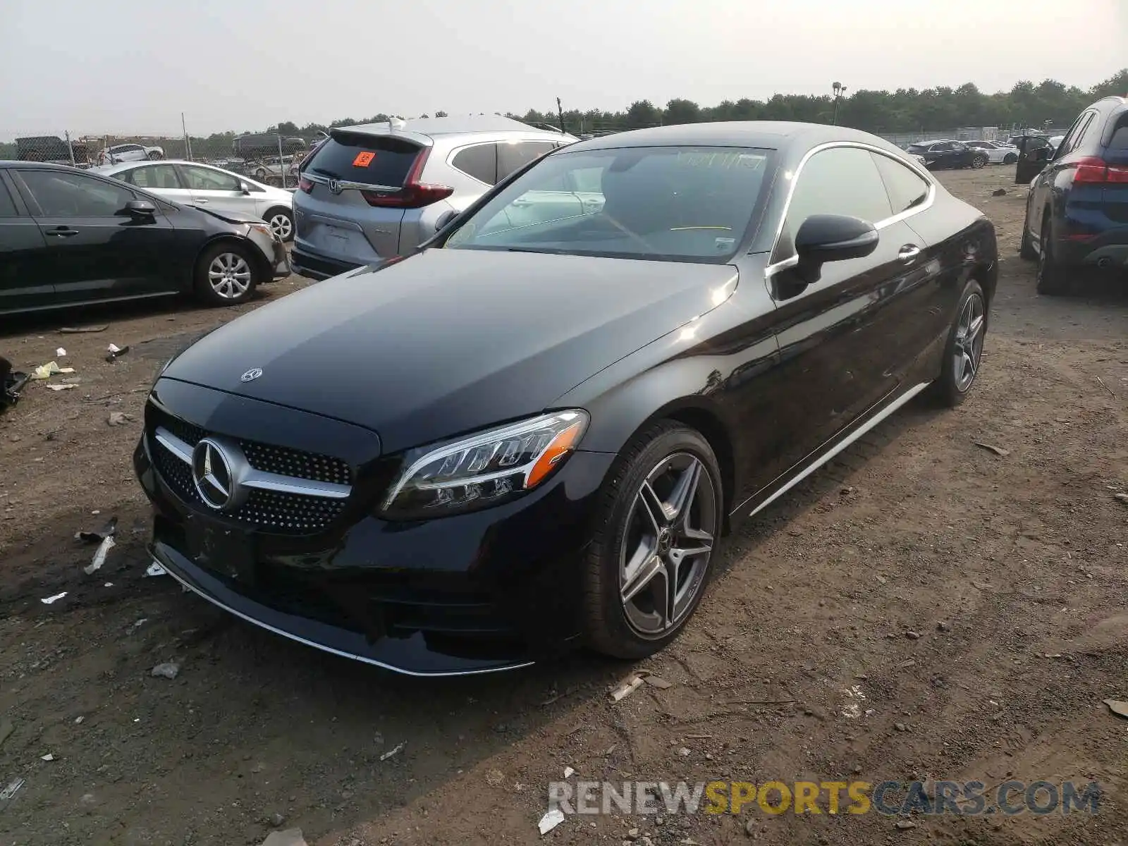 2 Photograph of a damaged car WDDWJ8EB7KF813406 MERCEDES-BENZ C-CLASS 2019