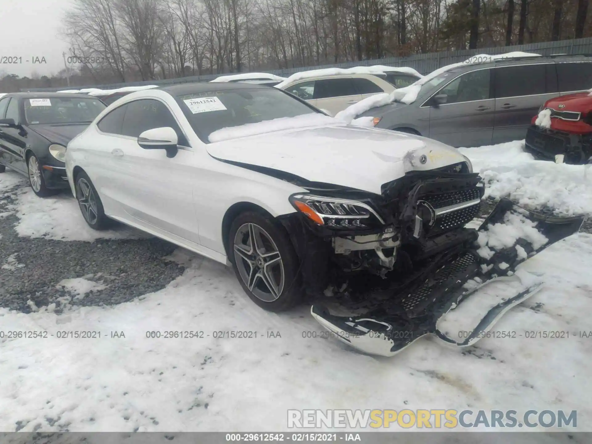 1 Photograph of a damaged car WDDWJ8EB7KF813504 MERCEDES-BENZ C-CLASS 2019